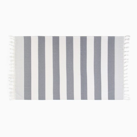 Towel Peshtemal Lovelife "strips", col. gray, 100x180 cm, 100% cotton, 180 g/m2-1