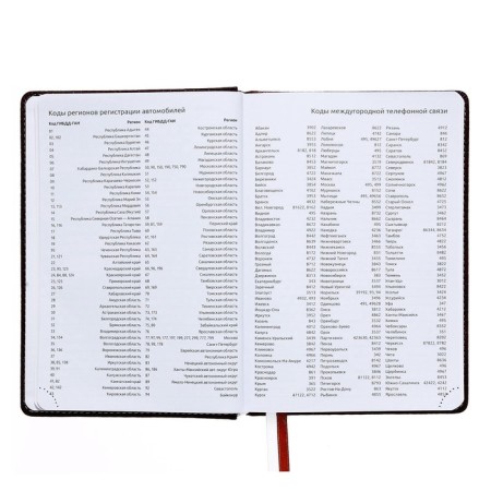 Leduced Diary A5, 160 sheets, attomex.croco, hard -skinned artificial leather cover with foam rubber, liesse, block 70 g/m2, brown-6