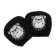 Caps for the headrest bulldog, black, set 2 pcs