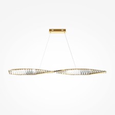 Suspension lamp Maytoni P097PL-L36BS3K, LED, 36W, 120x8x311.1 cm, 2600lm, brass color