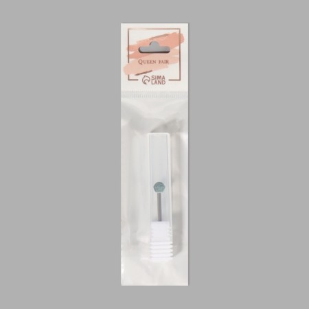 Corundum mill for manicure "ball", average stiffness, 7 mm, in a plastic case-5