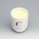 Aromatic candle "Home Fragrance", iris and sweets, white, 7x8 cm