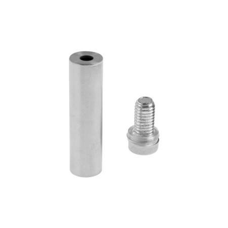 Remote holder for plates, 12x50 mm, color matte nickel, set 10 pcs.-1
