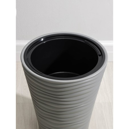 Kashpo for flowers with an insert "Dune", 19.5 l, color gray color-2