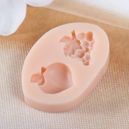Silicone Mold "Persian and Grapes" 1.6x2x0.5, 1.7x2x0.5 cm-2