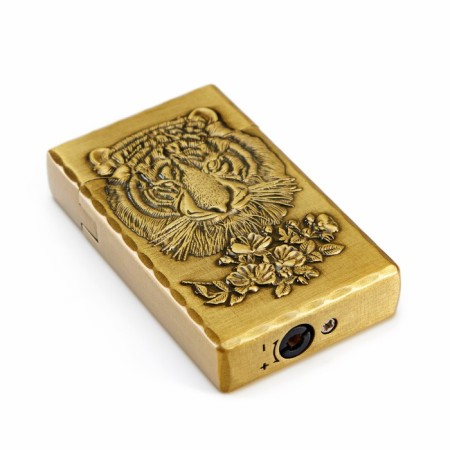 Gas lighter "Tiger", Piezo, 1.3 x 3.2 x 6.3 cm-3