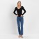 Women's jeans-glue, blue color, size 27