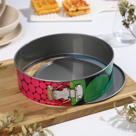 Form for baking and layout with the size of the “Nikis”, D = 22 cm, anti -stick coating, color mix-11