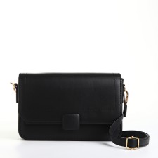 Bag Women's Messenger on Magnet, Black Color