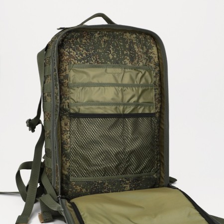 Tactical backpack, TAIF, 35L, lightning department, 3 outer pockets, camouflage color/green-7