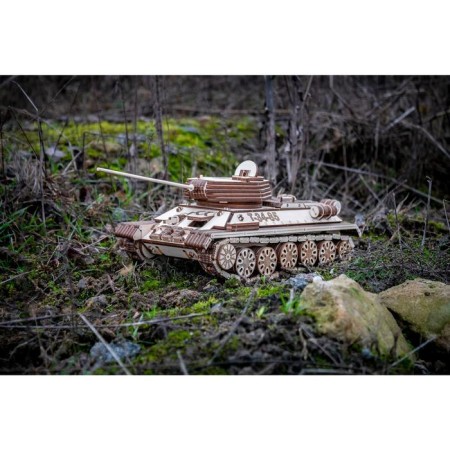 The prefabricated model "Tank T-34-85 Mechanical"-3