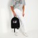 Backpack school textile "anime", 38x14x27 cm, black color