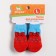 Nosks non-slip "bow", size L (3.5/5 * 9 cm), set 4 pcs, red-blue