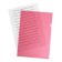 A4, 100 microns, calligrata, economy, transparent, red folder
