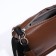 Cross-Bodi Bag on a zipper, brown color