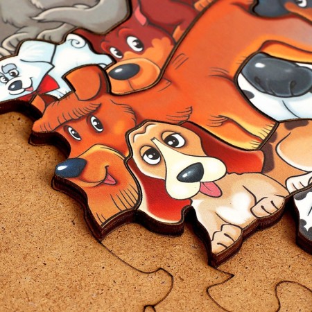 Puzzle-headed "dogs in Konura"-2