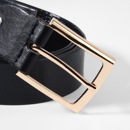 A belt buckle, 5.3 × 4.5 cm, 35 mm, gold color-2