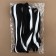 Braid knitted lamps 40 mm, 9.1 ± 0.5 m, black/white color