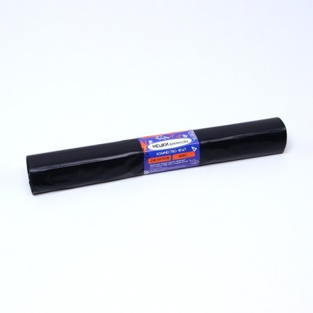 Garbage bags in the roll "Upakland" 240 l, black, PVD, thickness 60 μm, 10 pcs