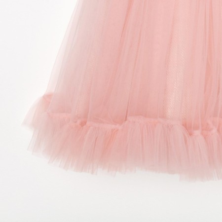 Elegant dress, pink color, height 122 cm-11