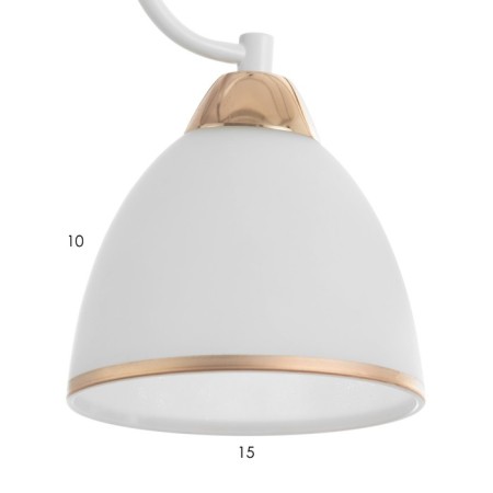 Bra "Sampi" E27 40W white 24.6x15x26.5 cm-4