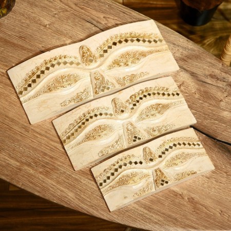 Set of panel "eyes" Albezia (3 pcs) 35.30 and 25 cm mix-2