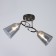 Roni chandelier 2he27 40w Black 50x20x23cm Bayerlux