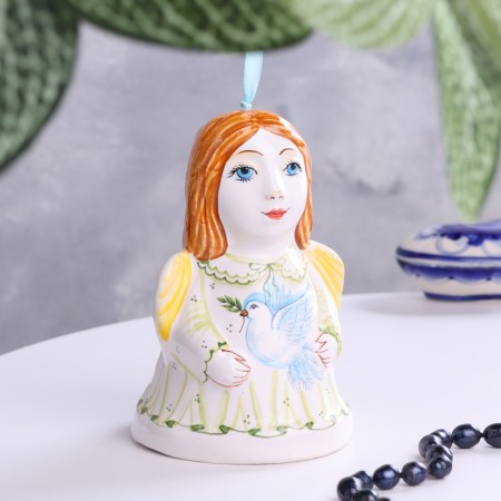 Bell "Angel", 13 cm, Mayolik-4