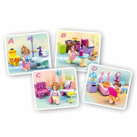 Constructor Pink Dream "Kitchen", 47 details, in a package
