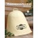Hat for the bath "Seamless" with embroidery "Dobroparov" white, 100 % wool