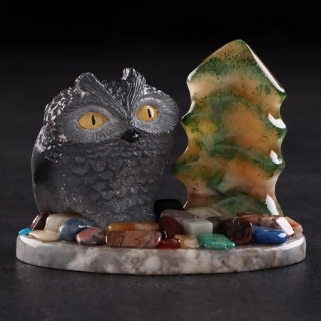 Souvenir "Owl", Selenite-5