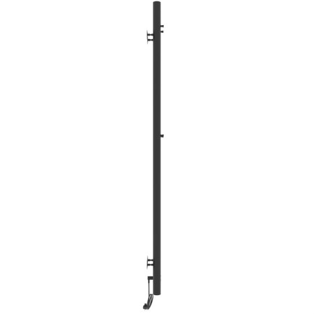 Two electric heated towers Laris Prime ChKCh, 80x1200 mm, 2 crossbars, right, black-12