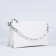 Bag Cross-Bodi with a zipper, white color