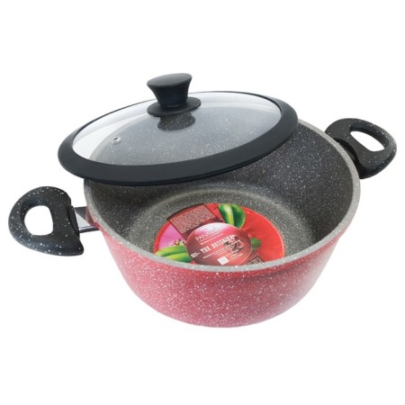 Panairo The Brusnika Pan, with a lid, the handle Soft-Touch, 4 liters-1