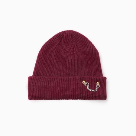 Women's hat minku, burgundy color, rr 56-58-3