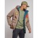 Winter male jacket, size 56, brown color