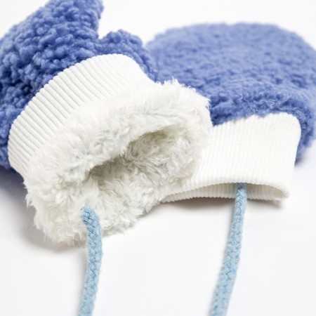 Mittens of winter children's minku, ts.Siniy, rr 15-16 (17 cm)-2