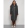 Coat insulated winter female, size 46, dark gray color