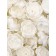 Wafer roses are white, small, complex, 70 pcs