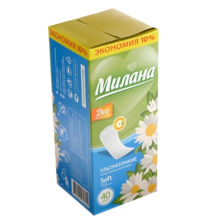 Gaskets Daily Milana Ultra Deo Soft herbs, 40 pcs.-5