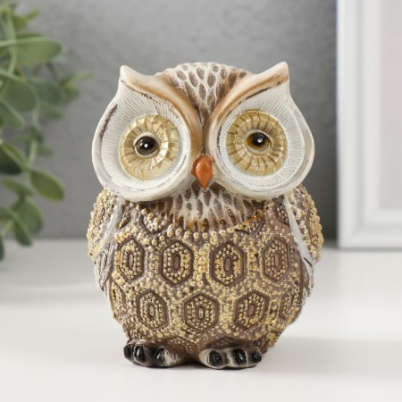 Polystone souvenir "Eye with golden eyes" 8x7x11 cm