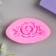 Mold Silicon "Rose with leaves" 1.5x7.5x4.2 cm