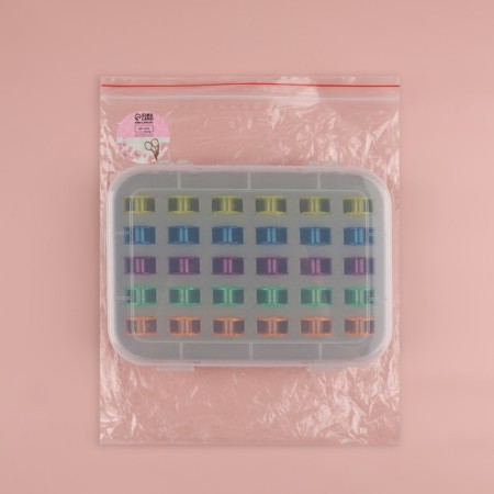 A set of rumps in the organizer, d = 20 mm, 30 pcs, color mix-3