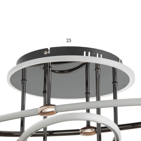 FAVIA LOG LED 80W 4000k Black 58x23x60 cm Bayerlux-6