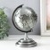 Souvenir Metal "Globe" silver 10.5x11x18.5 cm