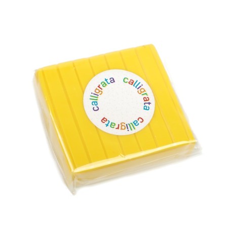 Polymer clay Calligrata 50 g, yellow-2