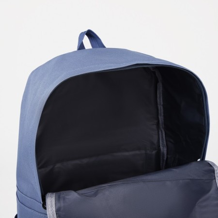 Set of a youth backpack from textiles, chopper, pencil case, bag, blue color-4