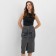 Women's skirt with Minaku: Safari color graphite, river 44