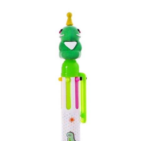 Multi-color ballpoint pen Calligrata "Dragon" Automatic, 6 color, gift, green-2