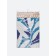 Akvarel soft rug, for a bathroom, 50x80 cm, white blue color